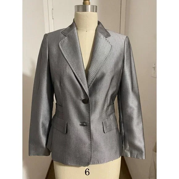 Calvin Klein Metalic Women Pants Suit Size